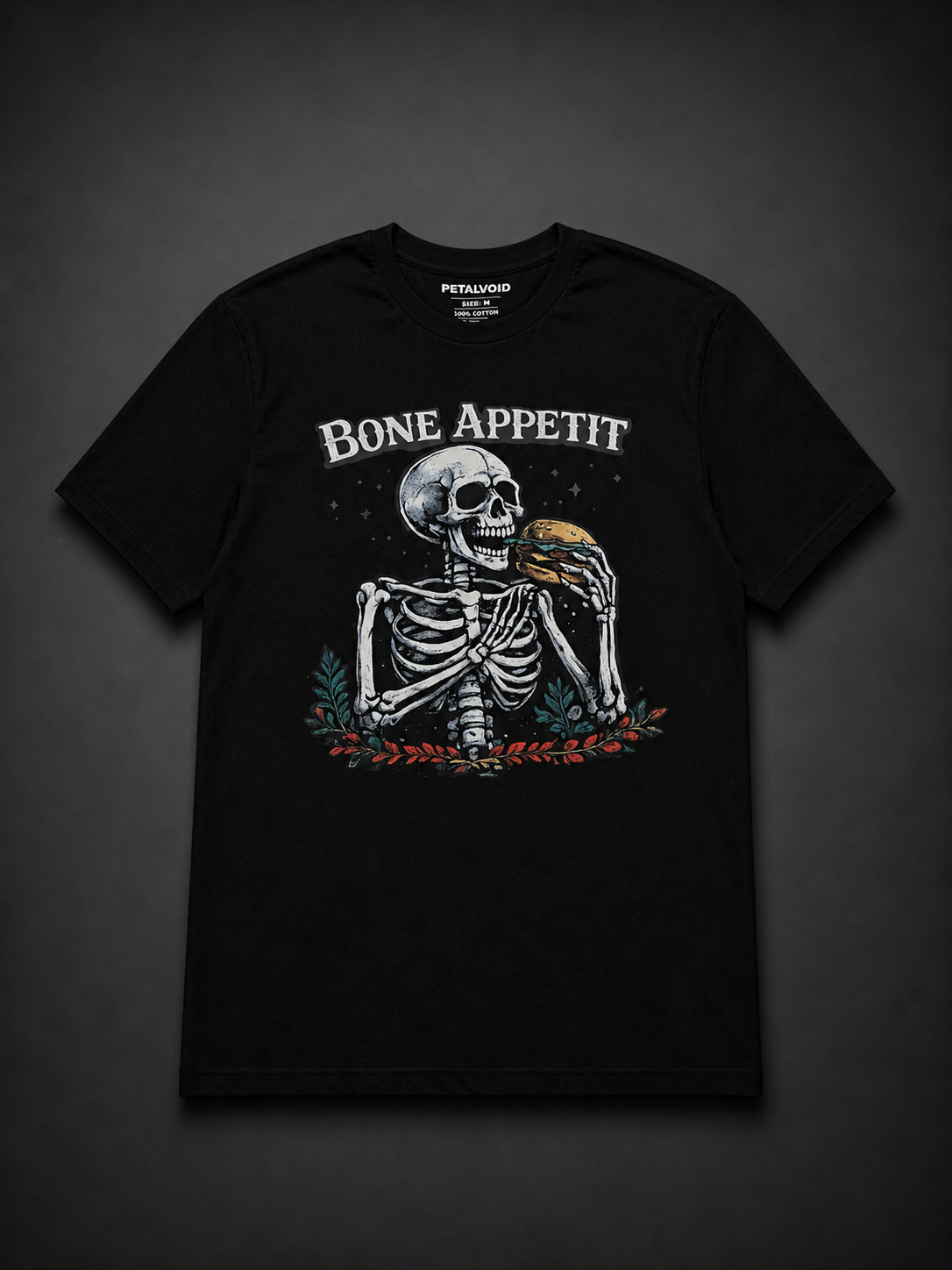 Bone Appetit Skeleton T-Shirt – Unisex Graphic Streetwear Tee